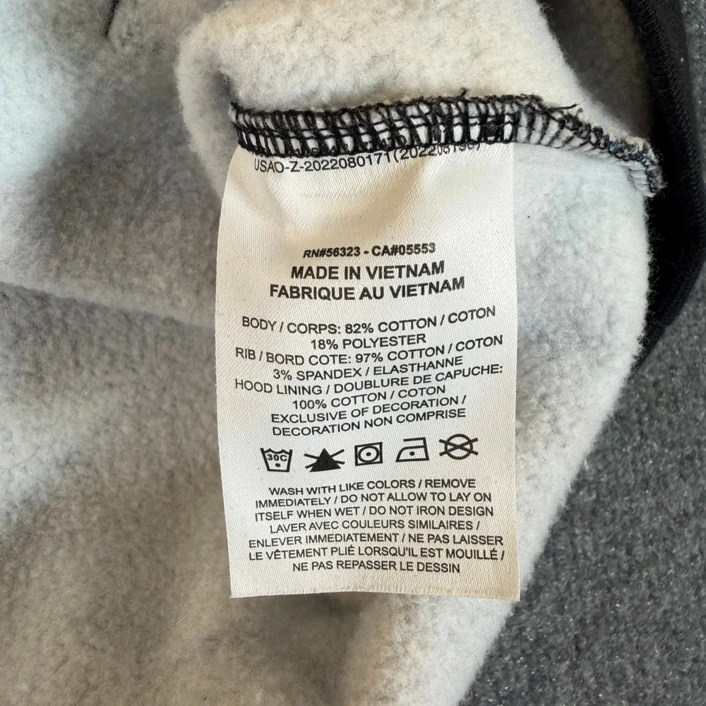 Jordan Essentials Mens Graphic Fleece Hoodie Blue Zigzag FB7014-425 XL #3389